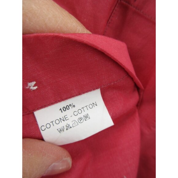 Maus & Hoffman Shirt Large Button Down Pocket Flip Cuffs Switzerland - Picture 11 of 12